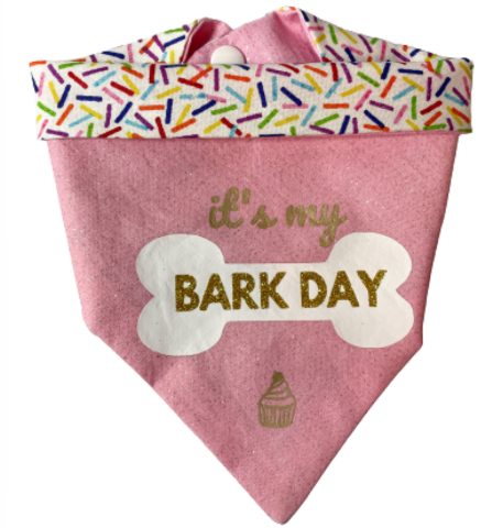 PAWTY like it's my barkday - pink