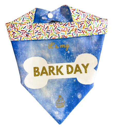 Pawty like its your Barkday - Blue